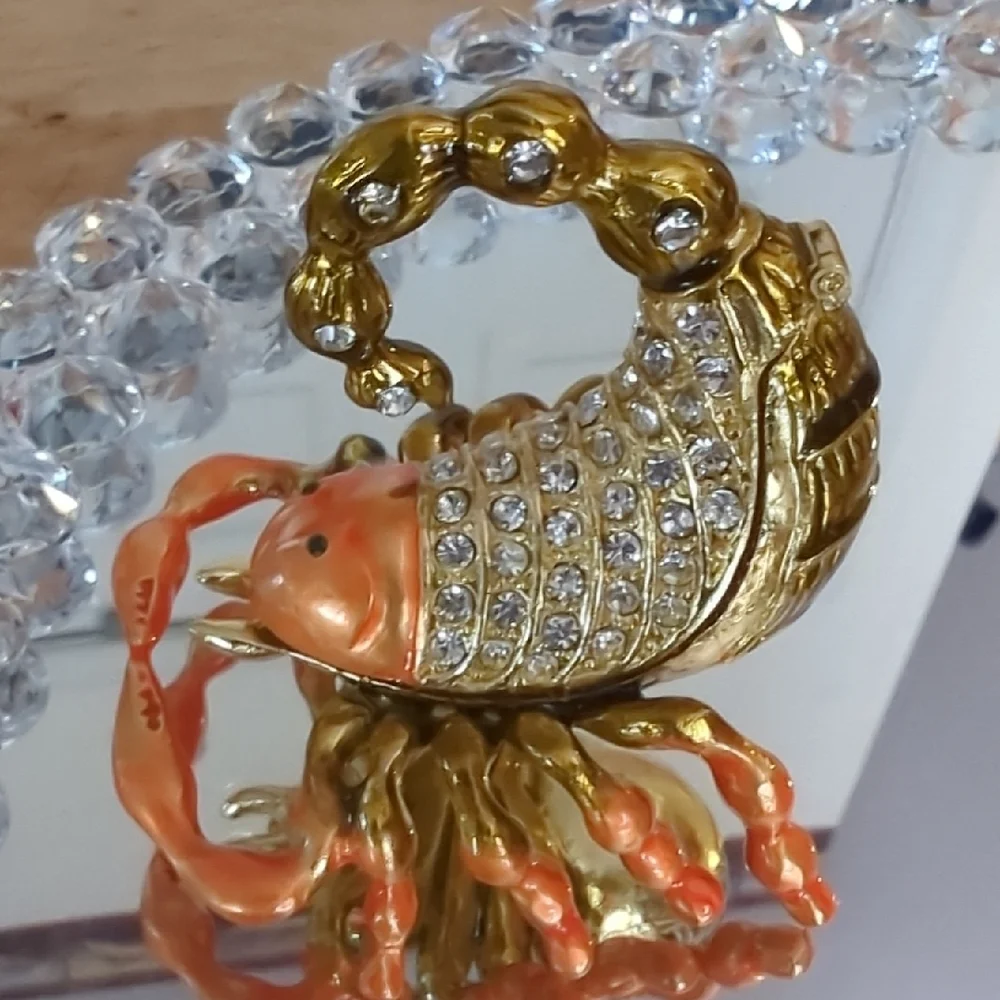 Scorpion Tchotchke Jewelry Trinket Holder NIB